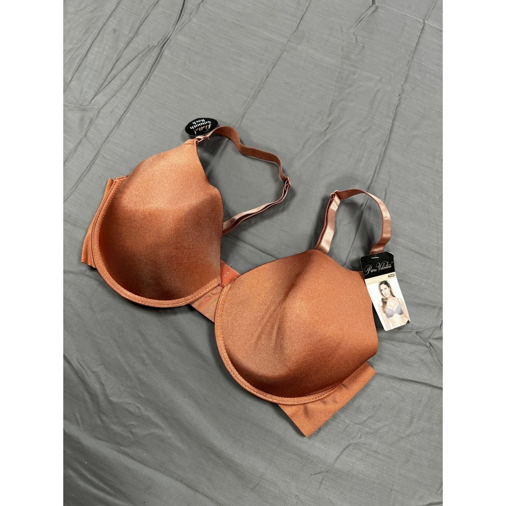 Prima Valentina Full Figure Smooth Back Underwire Bra Copper Brown 40DD NWT